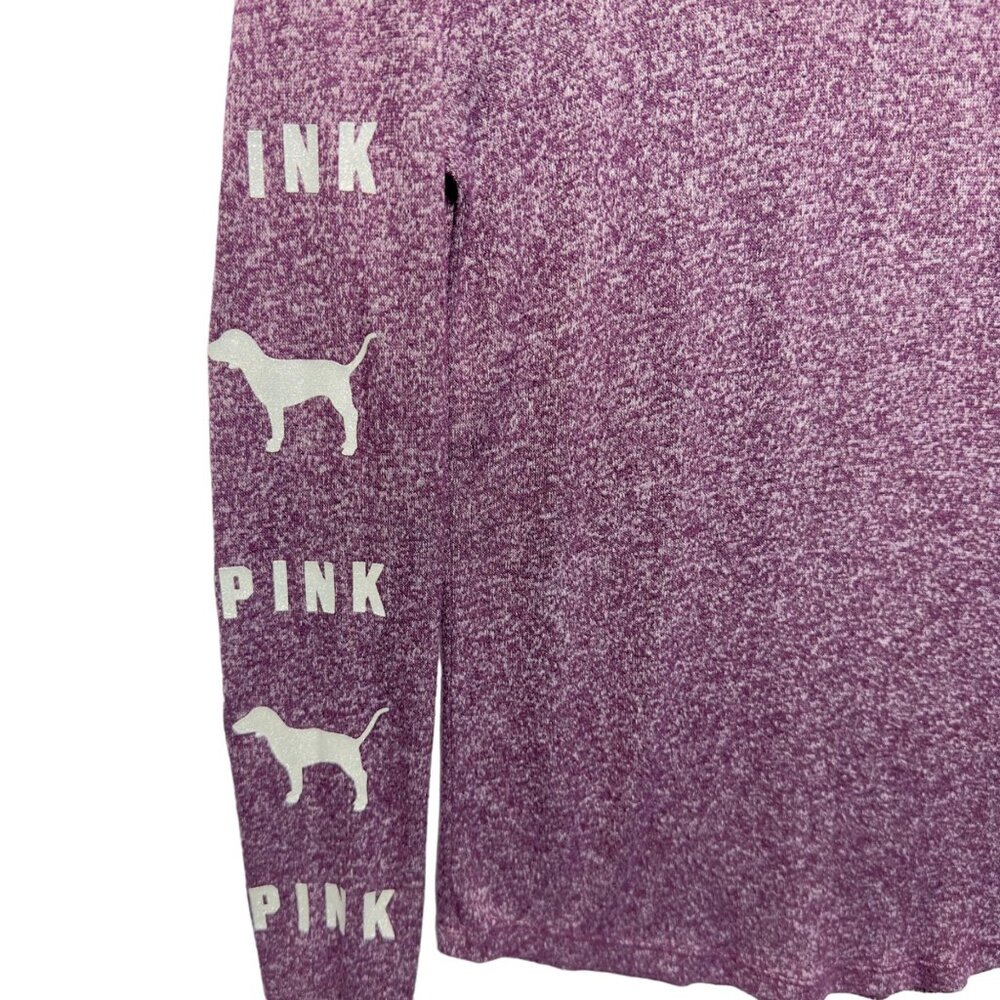 Thermal Knit Shine Bling Glitter Y2K Fitted Slinky Slim Knit Top Puppy Dog Logo - Picture 4 of 6